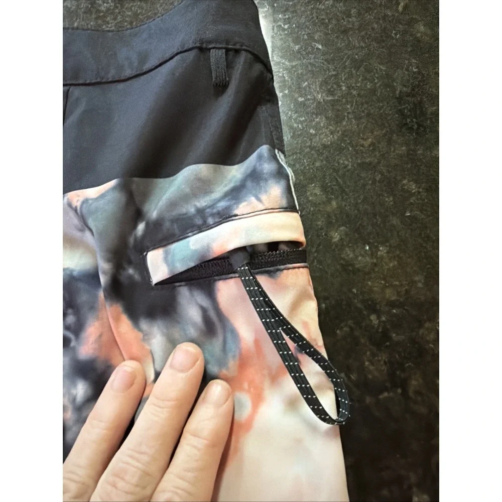Vans Men's Boardshorts Sz 29 Skater Surfer Y2K Vibes Black Peach Tie Dye Summer‎